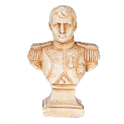 Miniaturowe popiersie Napoleona Bonaparte. Gips.